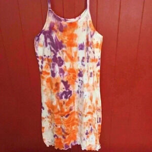 New! Tie dye tank dress. 100% cotton.
